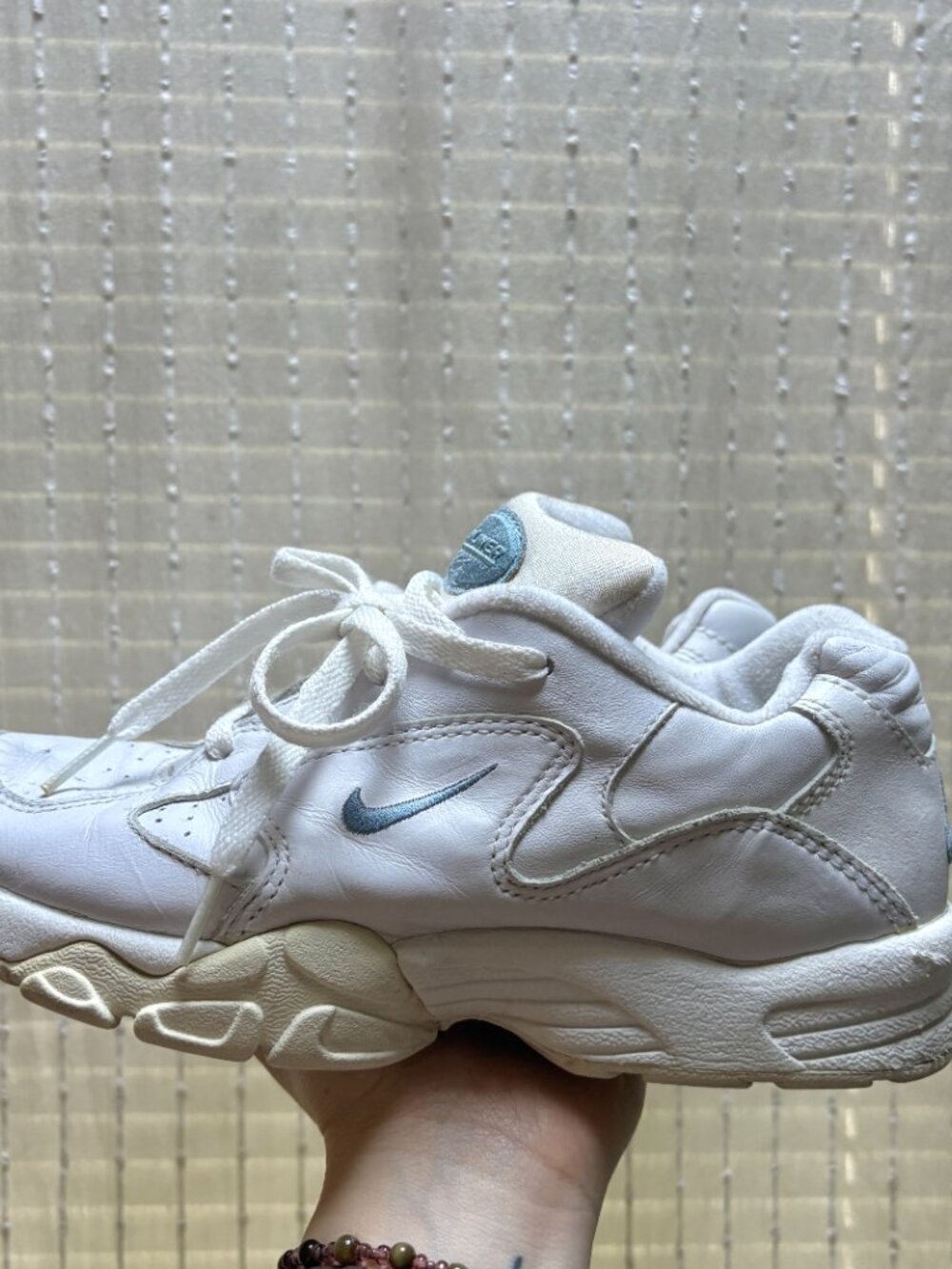 Nike Airliner White Sneakers - 7 - Picture 5 of 7